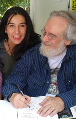 Los antólogos: Enrique Gracia Trinidad y Alicia Arés
