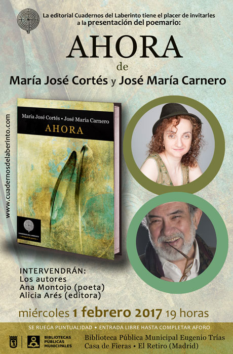 María José Cortés y José María Carnero Montesinos presentan AHORA
