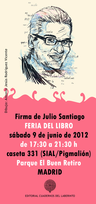 Julio Santiago en la Feria del Libro de Madrid con Ulo Ago