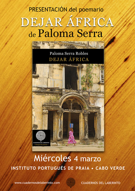 Paloma Serra presenta el poemario DEJAR ÁFRICA en Cabo Verde