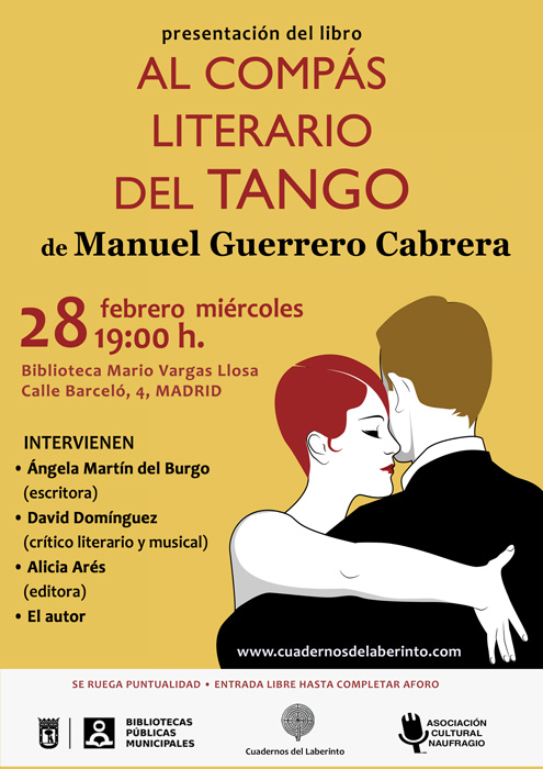 Al compás literario del Tango, Manuel Guerrero Cabrera