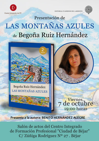 Begoña Ruiz Hernández presenta LAS MONTAÑAS AZULES