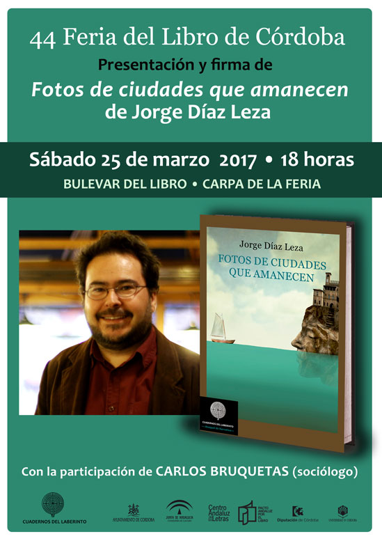 Jorge Díaz Leza en la FERIA DEL LIBRO DE CÓRDOBA