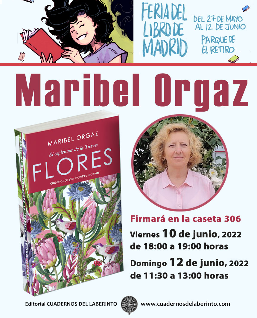 FLORES. El esplendor de la Tierra, de Maribel Orgaz en la Feria del Libro de Madrid