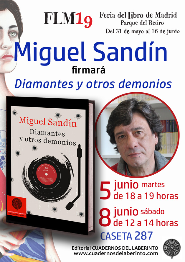 Miguel Sandín firmará Diamantes y otros demonios