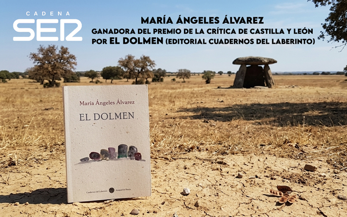 Mar&iacute;a &Aacute;ngeles &Aacute;lvarez ganadora del Premio de la Cr&iacute;tica de Castilla y Le&oacute;n por El Dolmen